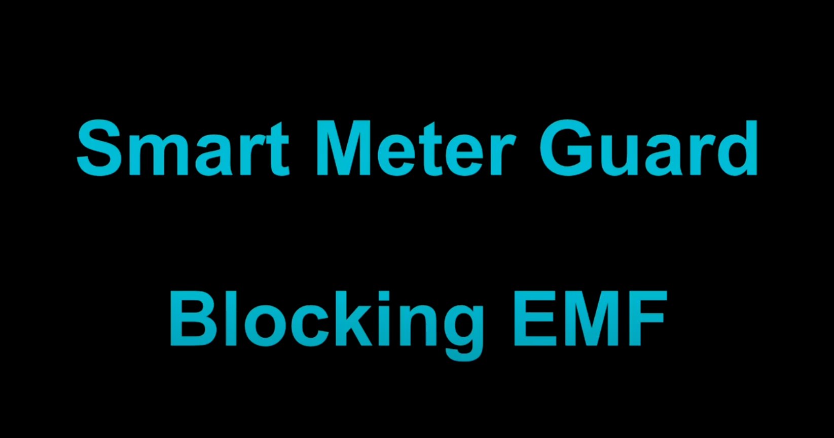 Smart Meter Guard Blocking EMF